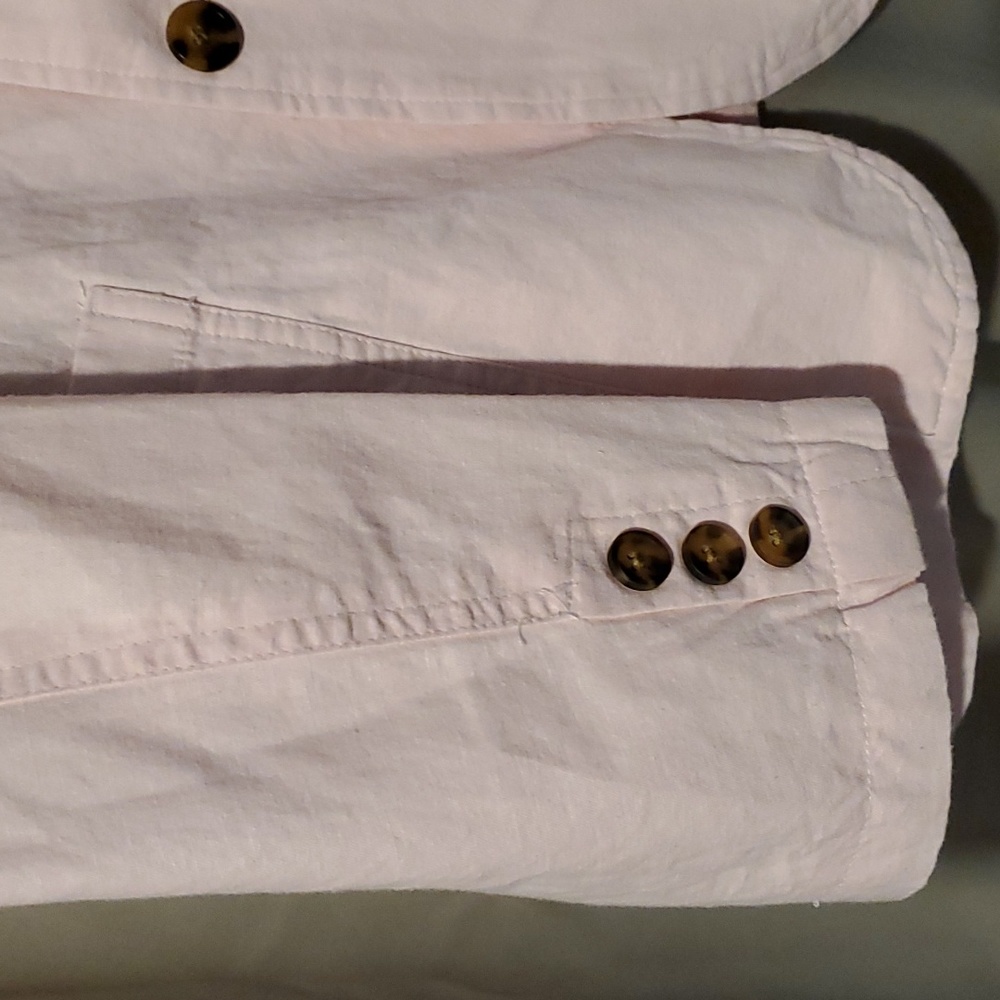 Pink Linen Blazer Sport Coat - Picture 5 of 7